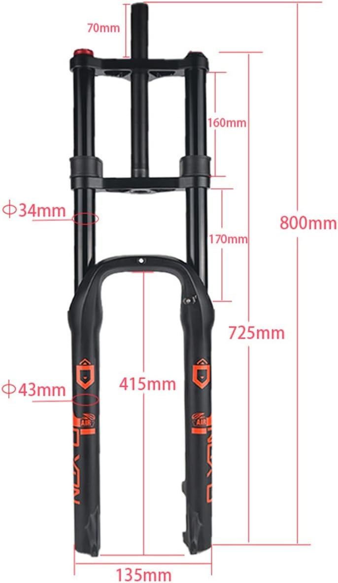 Fat Bike Front Fork 26 Inch 4.0 Tire Double Shoulder Disc Brake N181949