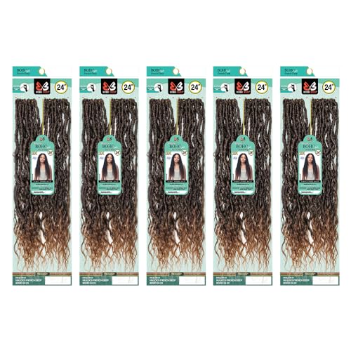 Bobbi Boss Nu Locs Crochet Braid 2X FRENCH DEEP BOHO 24"