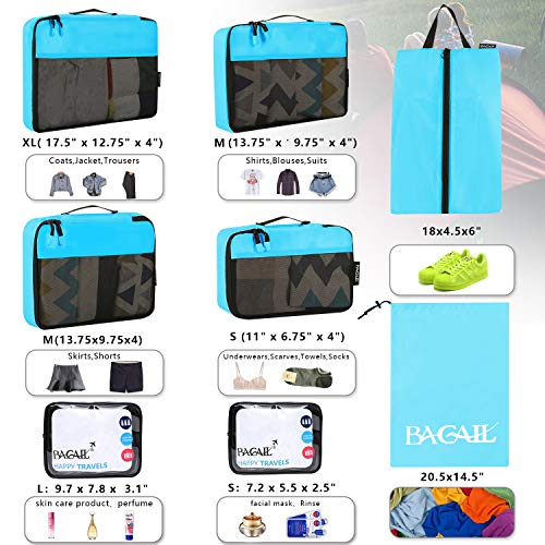 Packing Cubes Luggage Organizer for Travel Suitcase Bags X9820