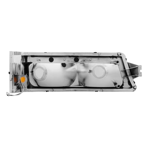 Headlights Assembly with LED Sequential Signal for Chevy Silverado Avalanche 2003-2006, Black Housing V223796