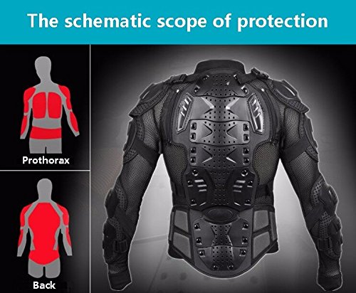 Motorcycle Full Body Armor Protective Jacket for Motocross Y216