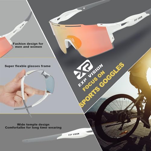 Polarized Cycling Glasses UV 400 Sports Sunglasses Q1528