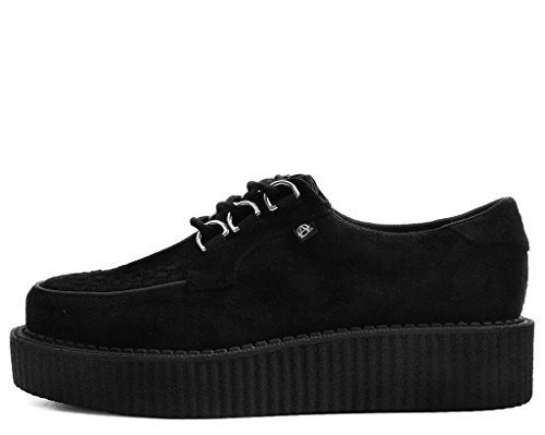 Faux Suede Black Creeper Shoes K515148