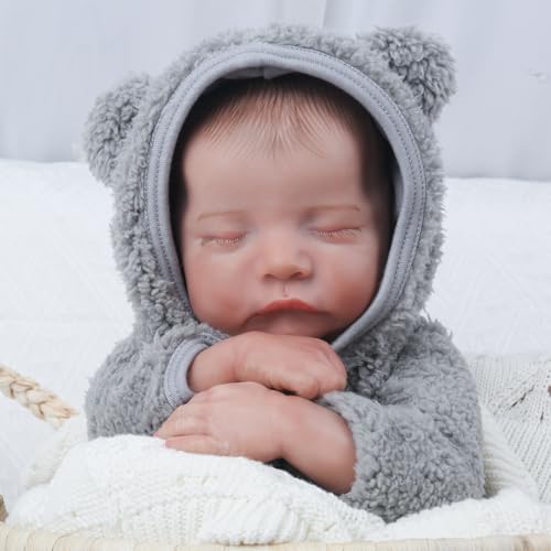 18 Inch Realistic Reborn Baby Doll with Vinyl Body and Accessories Q173