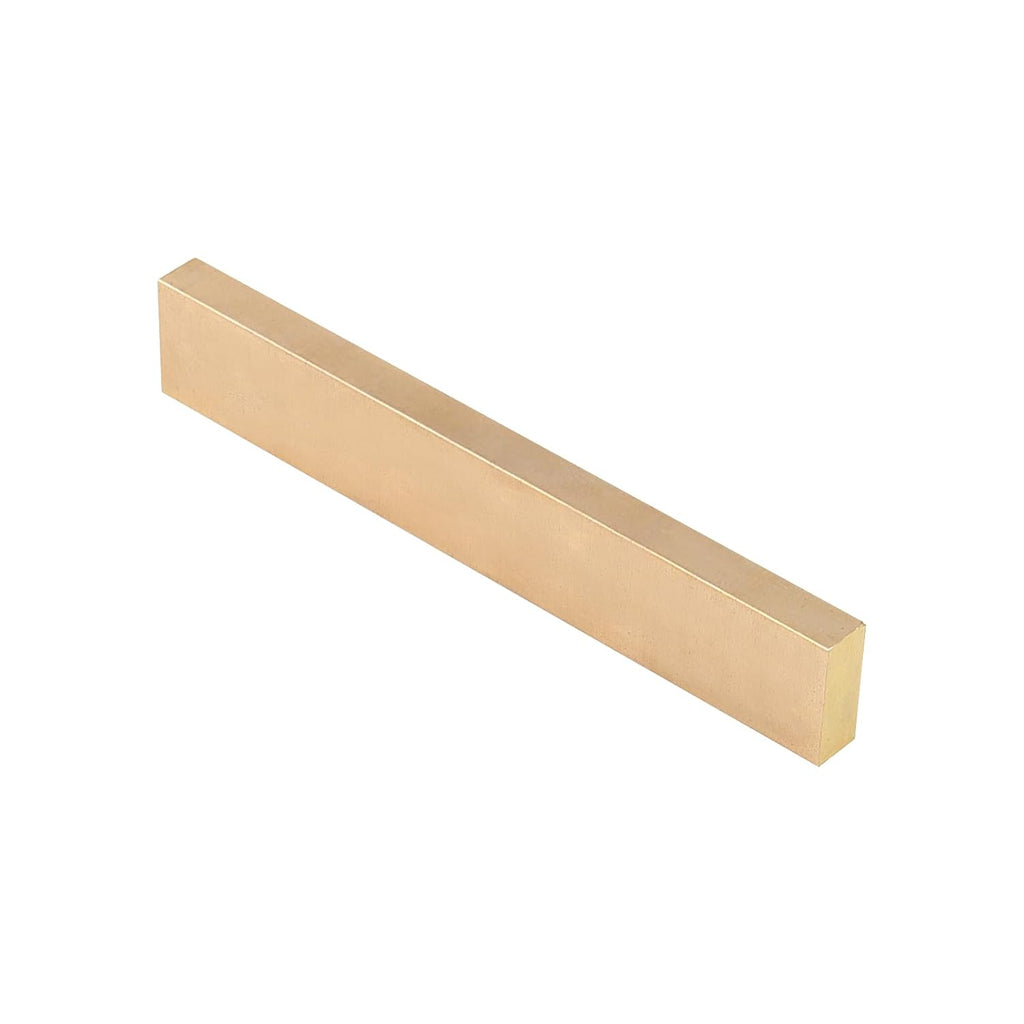 Brass Flat Bar Stock 2 Pack, Rectangular Solid Plate W34791