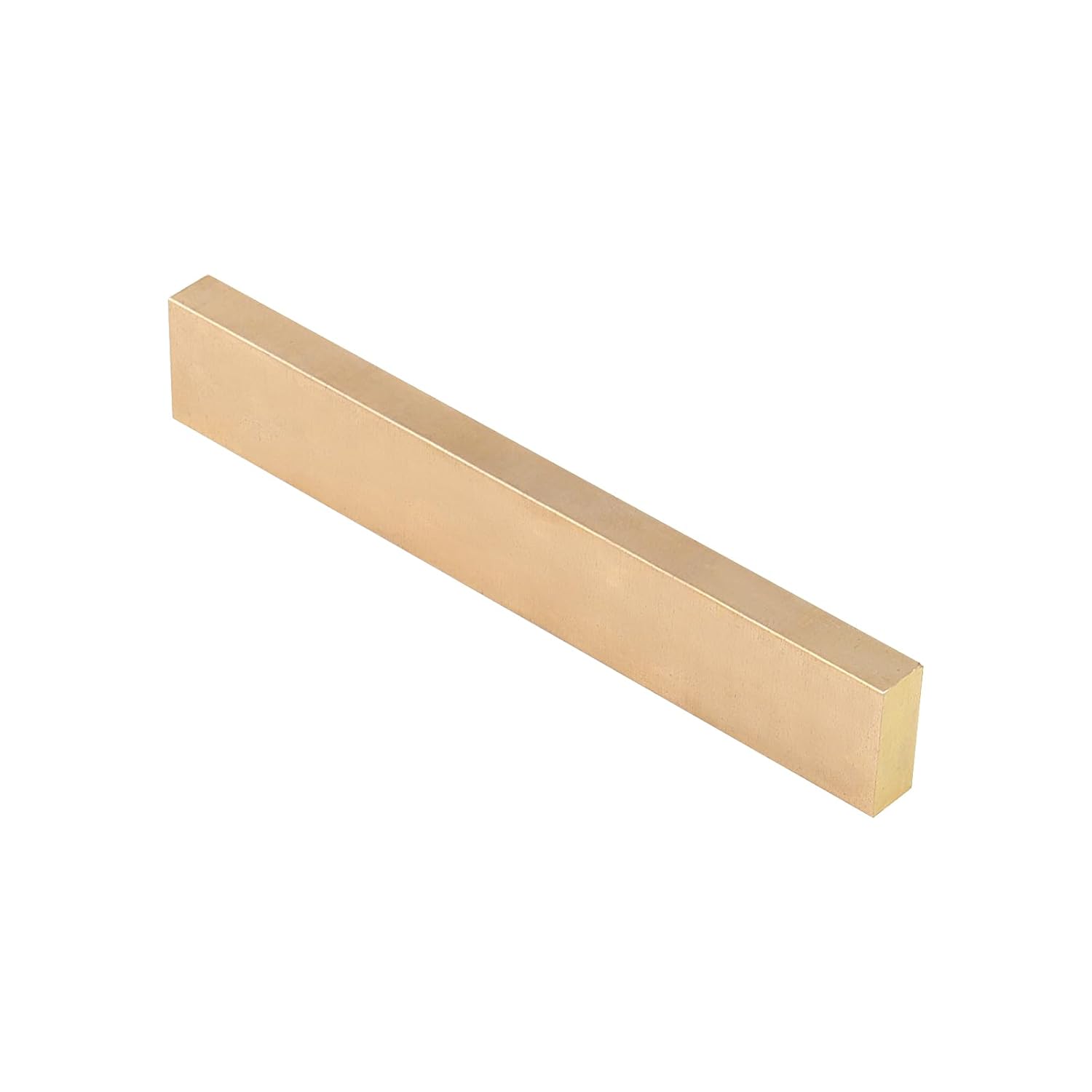Brass Flat Bar Stock 2 Pack, Rectangular Solid Plate W34791