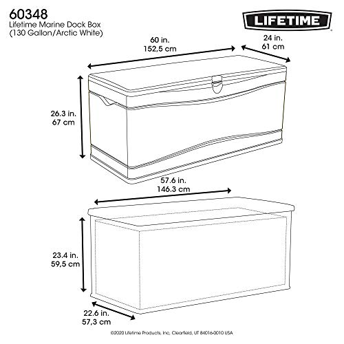 Extra Large Deck Box, 130 Gallon, Desert Sand/Brown V622519