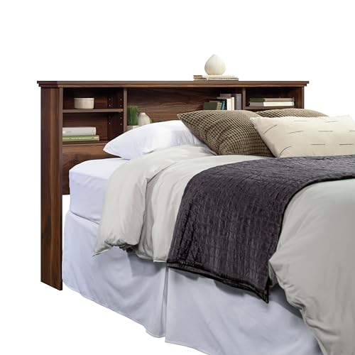 Full/Queen Bookcase Headboard, Grand Walnut Finish N5739