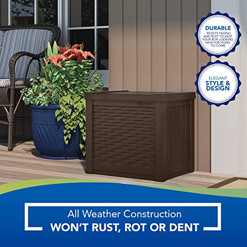 Outdoor Storage Box 73 Gallon Waterproof Deck Box with Lockable Lid W104830