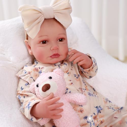20-inch Soft Vinyl Reborn Baby Doll with Accessories N401