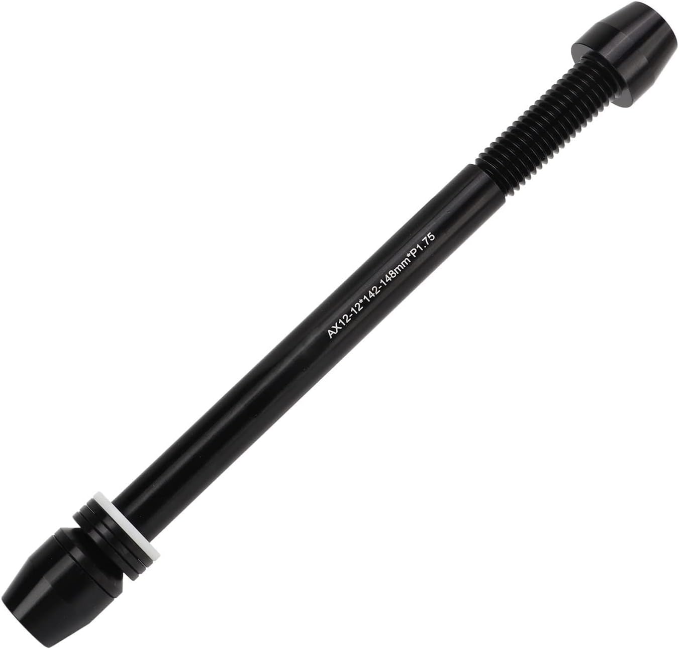 Health Gear Bike Trainer Thru Axle Adapter for Rear Wheel Attachment Trainer, Bike Trainer Shaft Adjustable Length Aluminum Alloy Bike Trainer Axle for M12x142 to M12x148mm Hub
