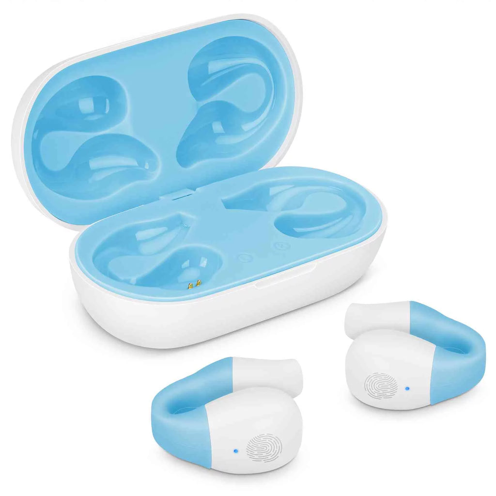 True Wireless Earbuds Bluetooth Headphones with Charging Case, Touch Control, Black I38522