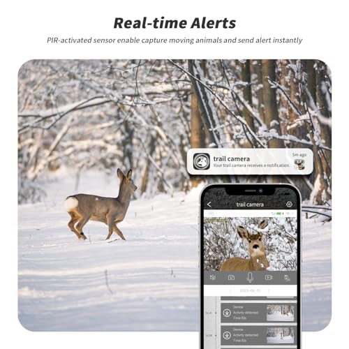 4G LTE Cellular Trail Camera with Live Streaming and Motion Activation J5433