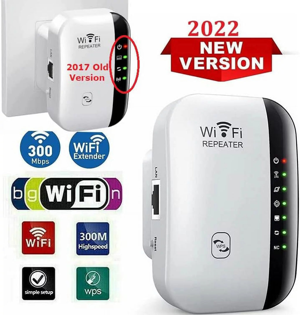 WiFi Extender with Ethernet Port, Covers 3000 Sq.ft J826777