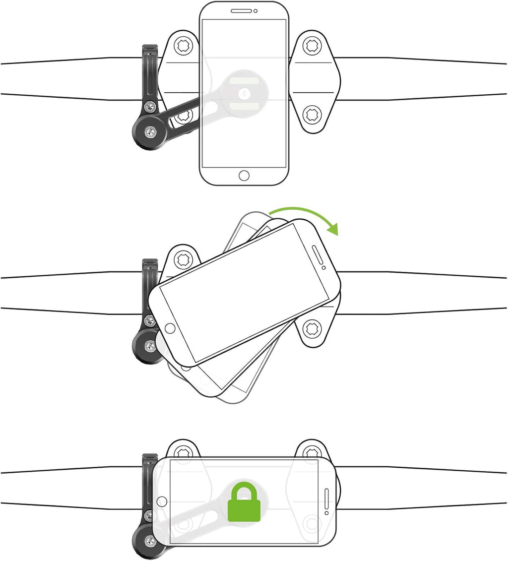 Motorcycle Phone Holder Handlebar Mount H98354
