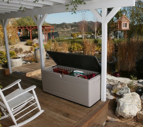 Extra Large Deck Box, 130 Gallon, Desert Sand/Brown V622519