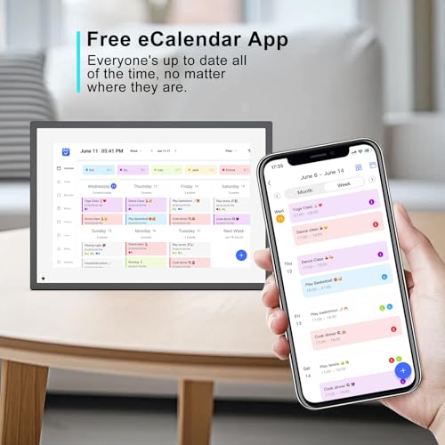 10.1 inch Wall Planner Digital Calendar & Chore Chart with Touchscreen B3703