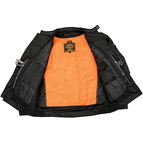 Men's Armored Textile Motorcycle Jacket O971835