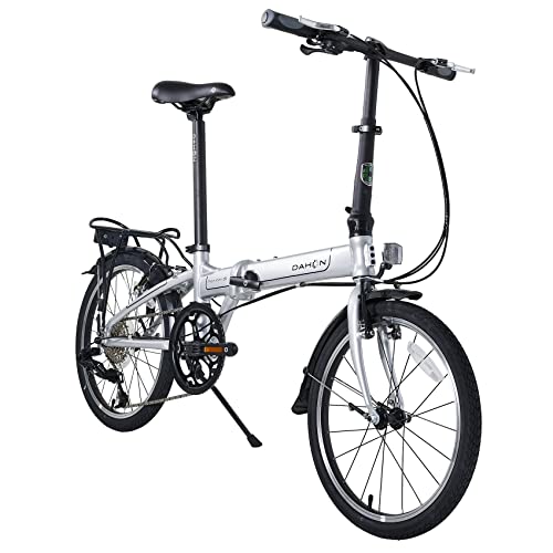 Folding Bike, Lightweight Aluminum Frame, 8-Speed, 20 Inch Y746