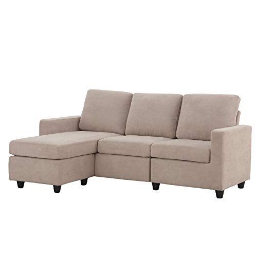 Convertible Sectional Sofa L Shaped Couch with Reversible Chaise U238492