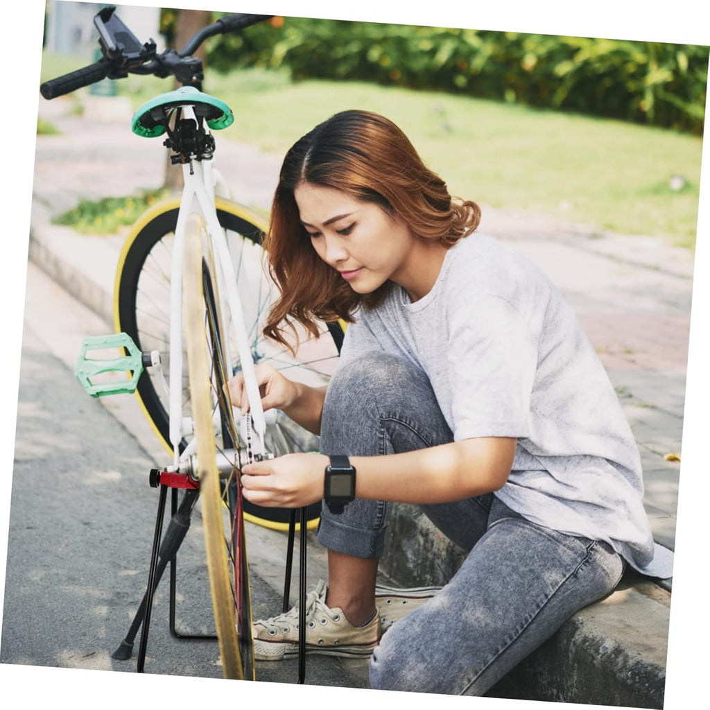 Triangular Vertical Parking Bike Kickstand Repair Stand T455505