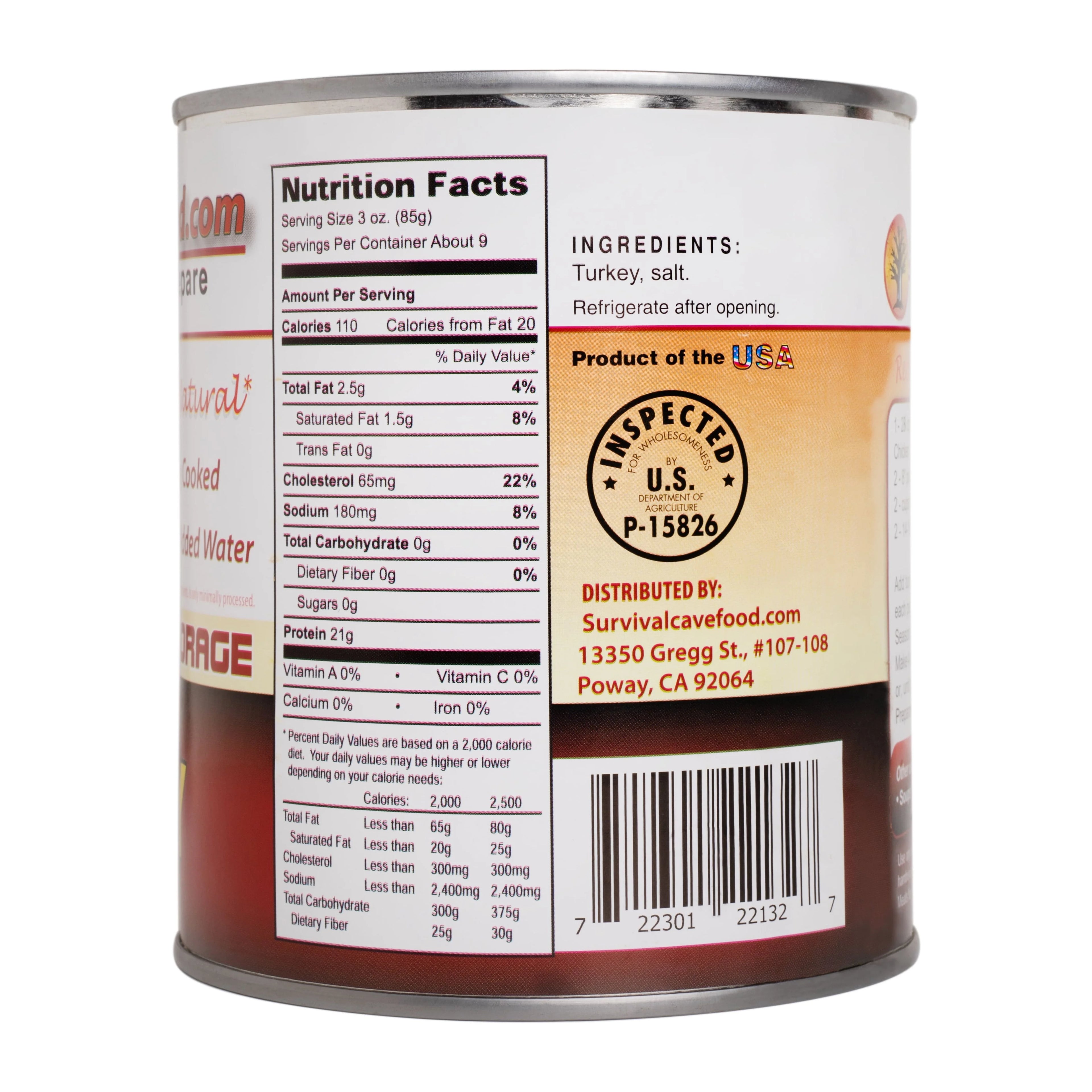 Canned Turkey, 12 cans Y920648