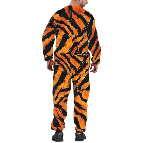 Adult Onesie Hooded One-Piece Pajama Zipper Jumpsuit for Men and Women I930