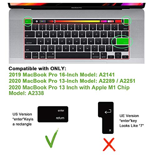 Silicone Keyboard Cover for MacBook Pro 16 inch and 13 inch W800470
