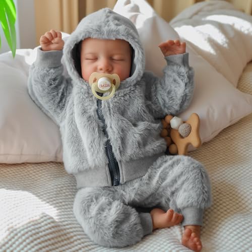 Lifelike Reborn Baby Doll Silicone Full Body Boys 17 Inch G466746