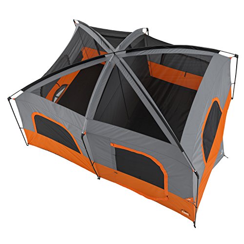 Family Camping Tent for 10-12 Person, Multi Room Cabin Tent for Car Camping I912138