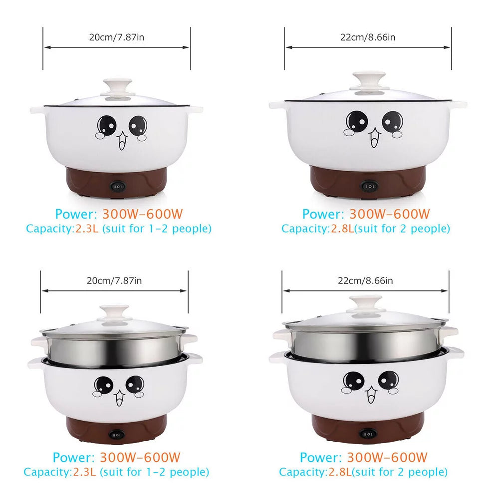 Electric Multi-Pot Nonstick Skillet, 2.3L K358