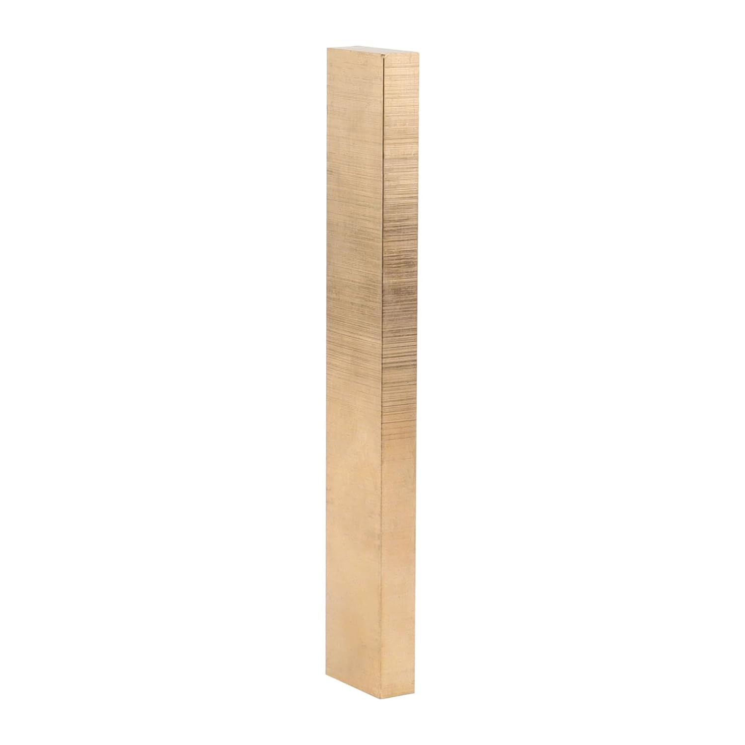 Brass Flat Bar Stock 2 Pack, Rectangular Solid Plate W34791