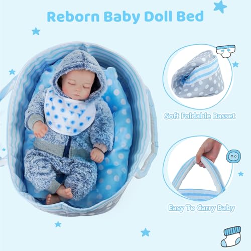 Lifelike Reborn Baby Doll Silicone Full Body Boys 17 Inch G466746