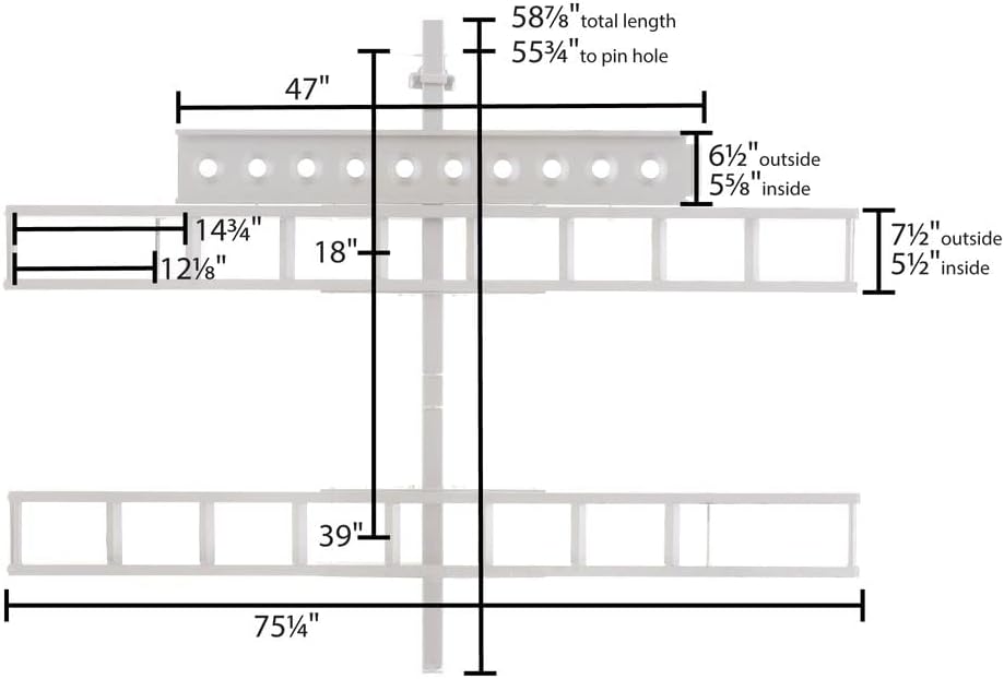 Aluminum Double Motorcycle Carrier Y634573