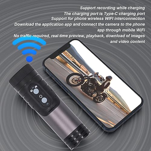 Sports Action Camera 1080P Waterproof Helmet Video Recorder B49099