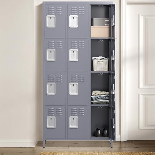 Metal Lockers with Shelves 72" H for Employees C448234