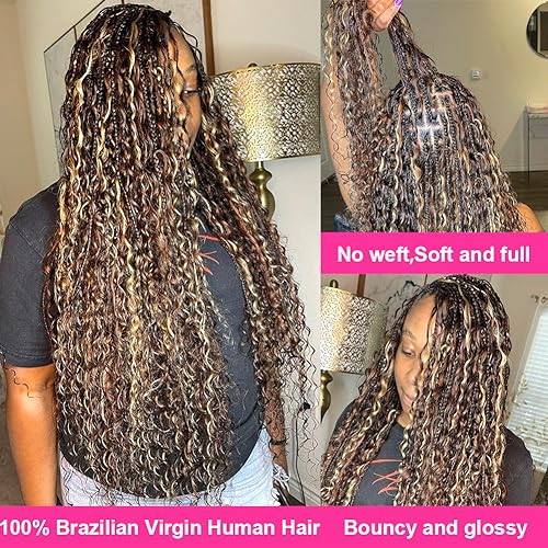 Deep Wave Bulk Human Hair for Braiding No Weft 100g Y2677