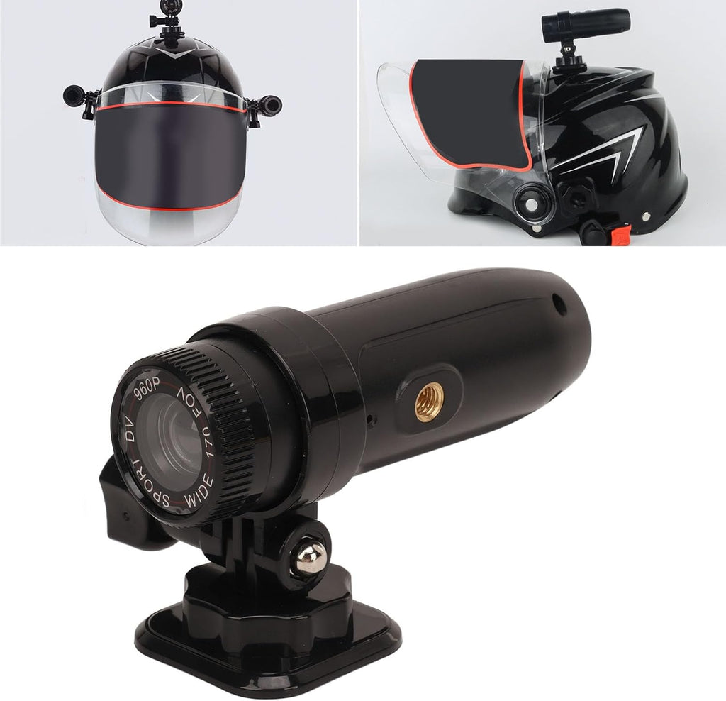 Bicycle Helmet Camera, 960P Sports Action Camera for Motorcycle N87761