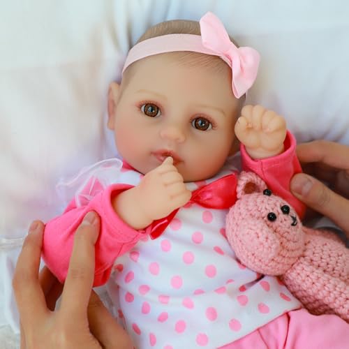 20 Inch Realistic Reborn Baby Doll in Green Outfit with Accessories B700