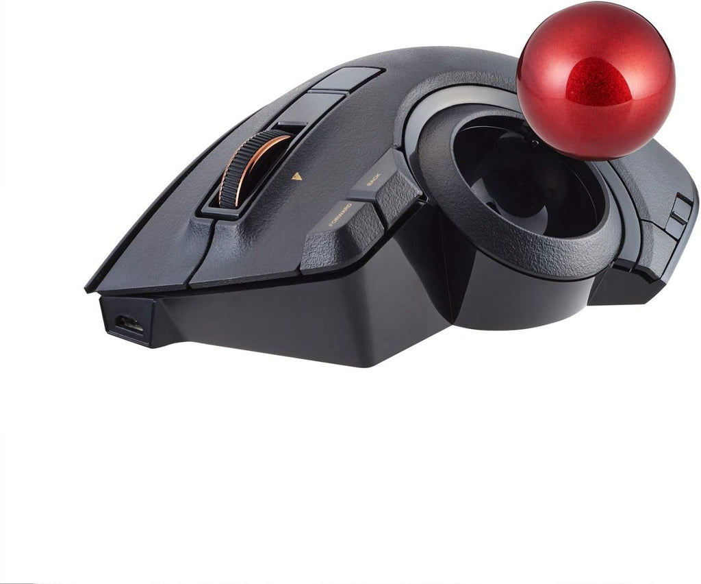 Wired Trackball Mouse with Thumb Control, 8-Button Ergonomic Design Q399