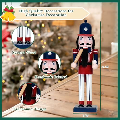 Gingerbread Chef Nutcracker Wooden Christmas Decorations L619768