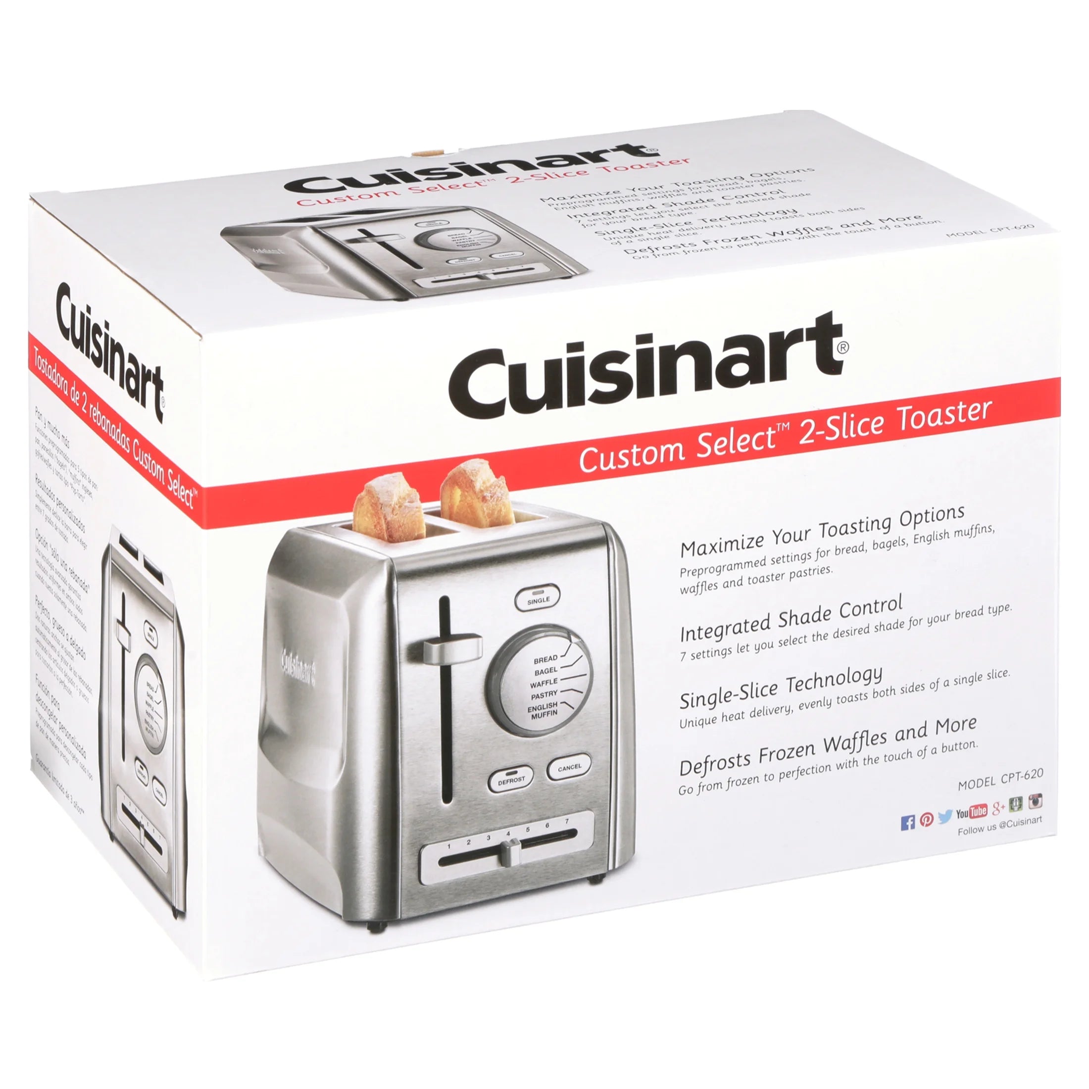 2-Slice Stainless Steel Toaster Y86286