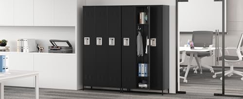 3-Door Blue Steel Storage Locker for Office, School, Gym C68898