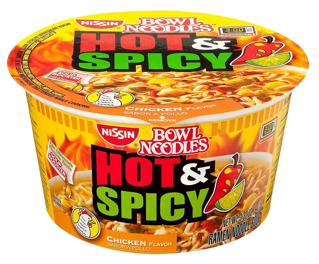 Instant Noodle Soup Variety Pack 24 Cups, 4 Flavors W405