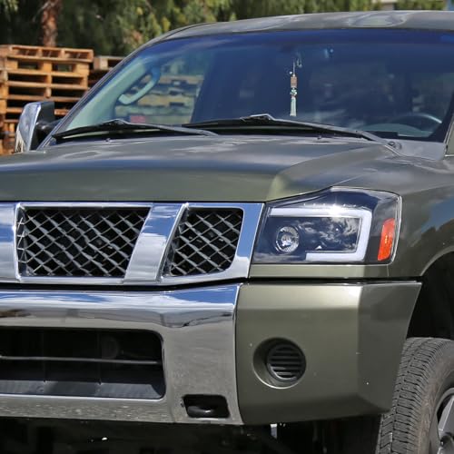 Projector Headlights with LED Sequential Turn Signals for Nissan Armada Titan F85769