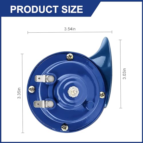 Car Air Snail Double Horn 12V Waterproof Mini Size J1325