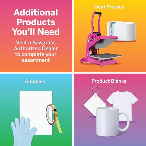 Sublimation Printer Starter Bundle with Wi-Fi Connectivity D518