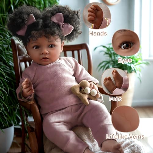 Lifelike Reborn Baby Doll 20 Inch Soft Body Realistic Newborn with Clothes and Toy E686761