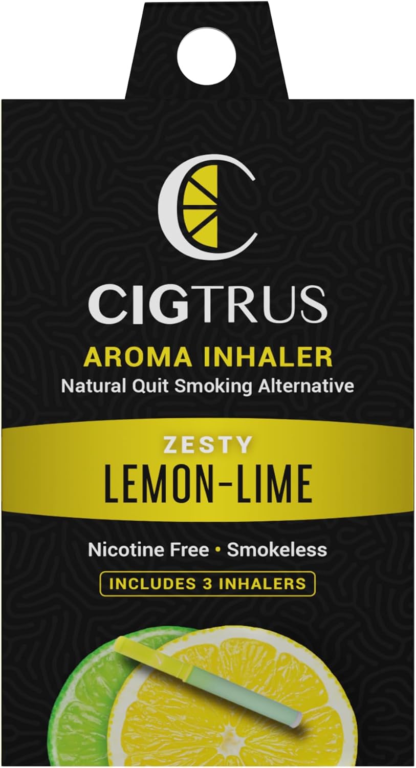 Smokeless Air Puffer, Lemon Lime & Fresh Spearmint, 6 Piece, Nicotine-Free K1712