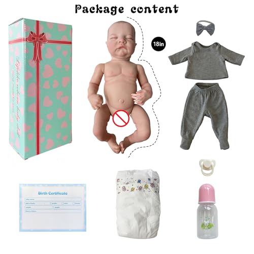 18 Inch Realistic Reborn Baby Doll Girl with Accessories U3783